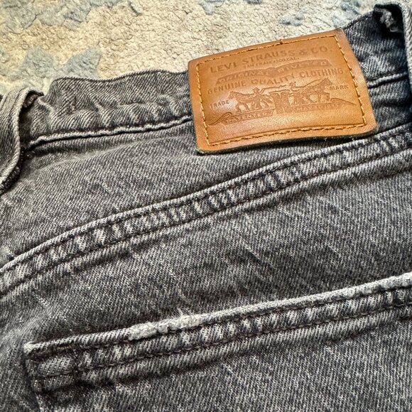 Levi's Premium Reicage Straight Ankle Jeans - Washed Black (Size 28) - Picture 4 of 10